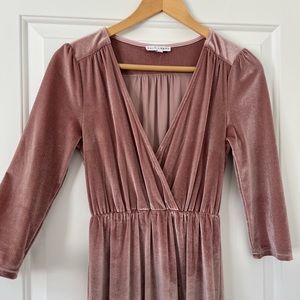Baltic Born Velvety Mauve maxi dress